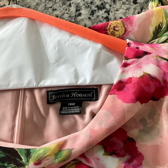 Jessica Howard Floral Pink high low Dress - Picture 5 of 8